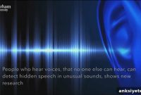 People Who Hear Voices Detect Hidden Speech in Noise