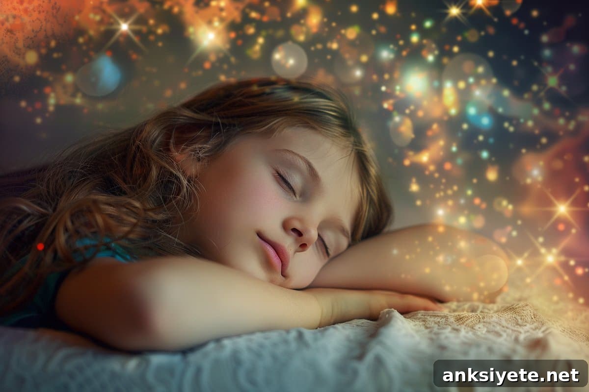 This shows a girl sleeping.