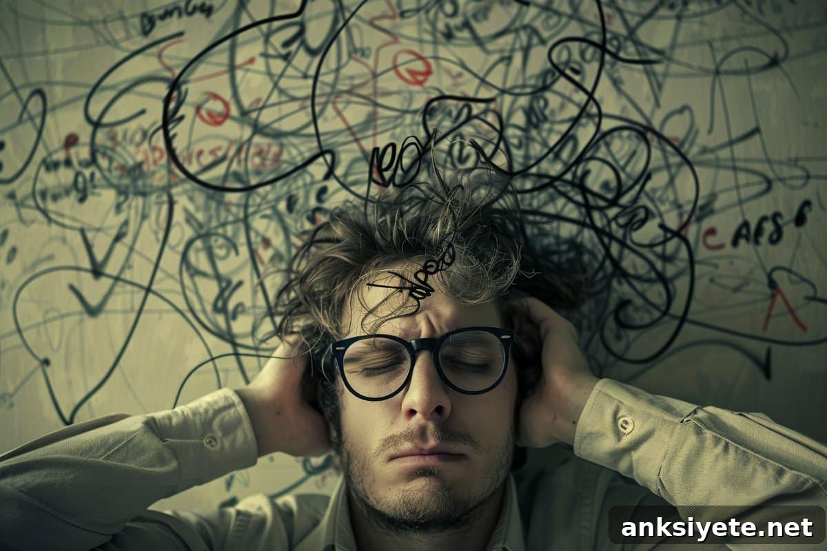 This shows a frustrated man.