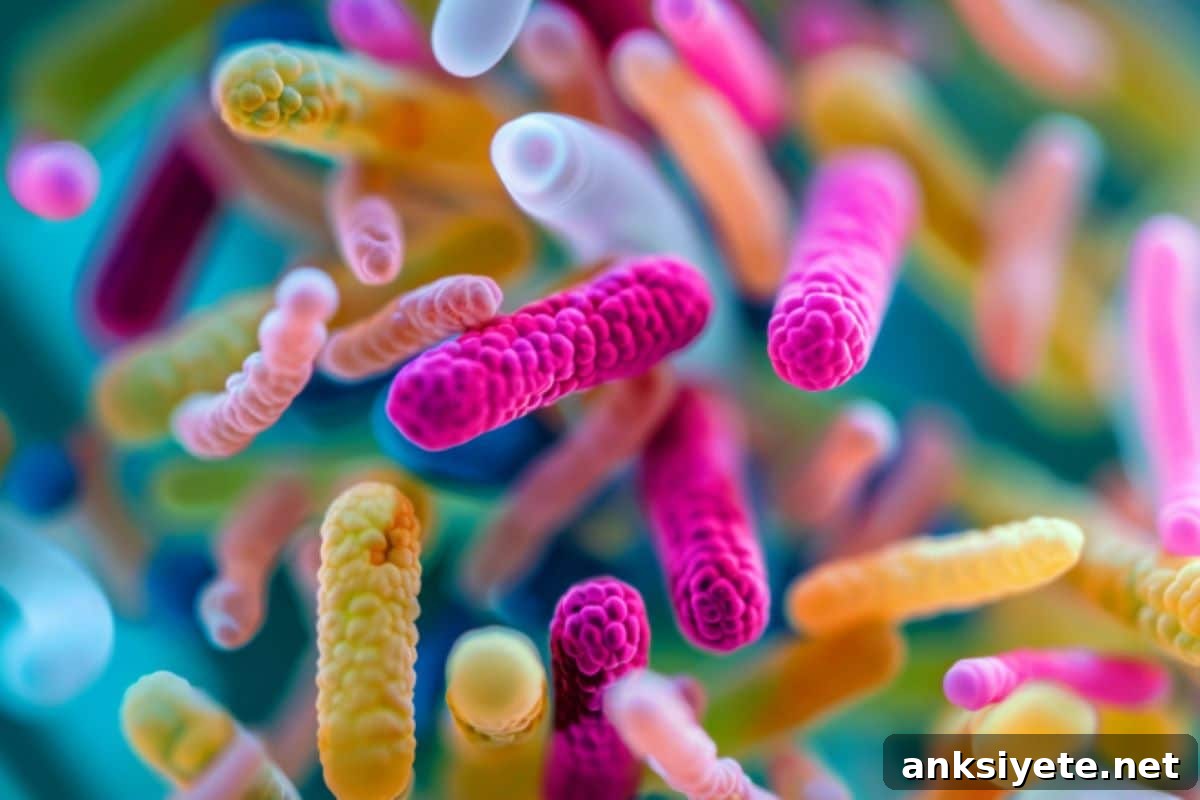 This shows gut bacteria.