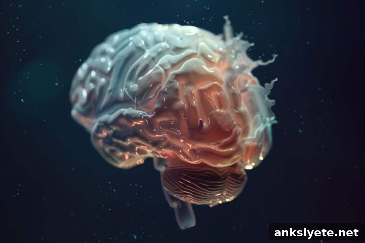 This shows a brain.