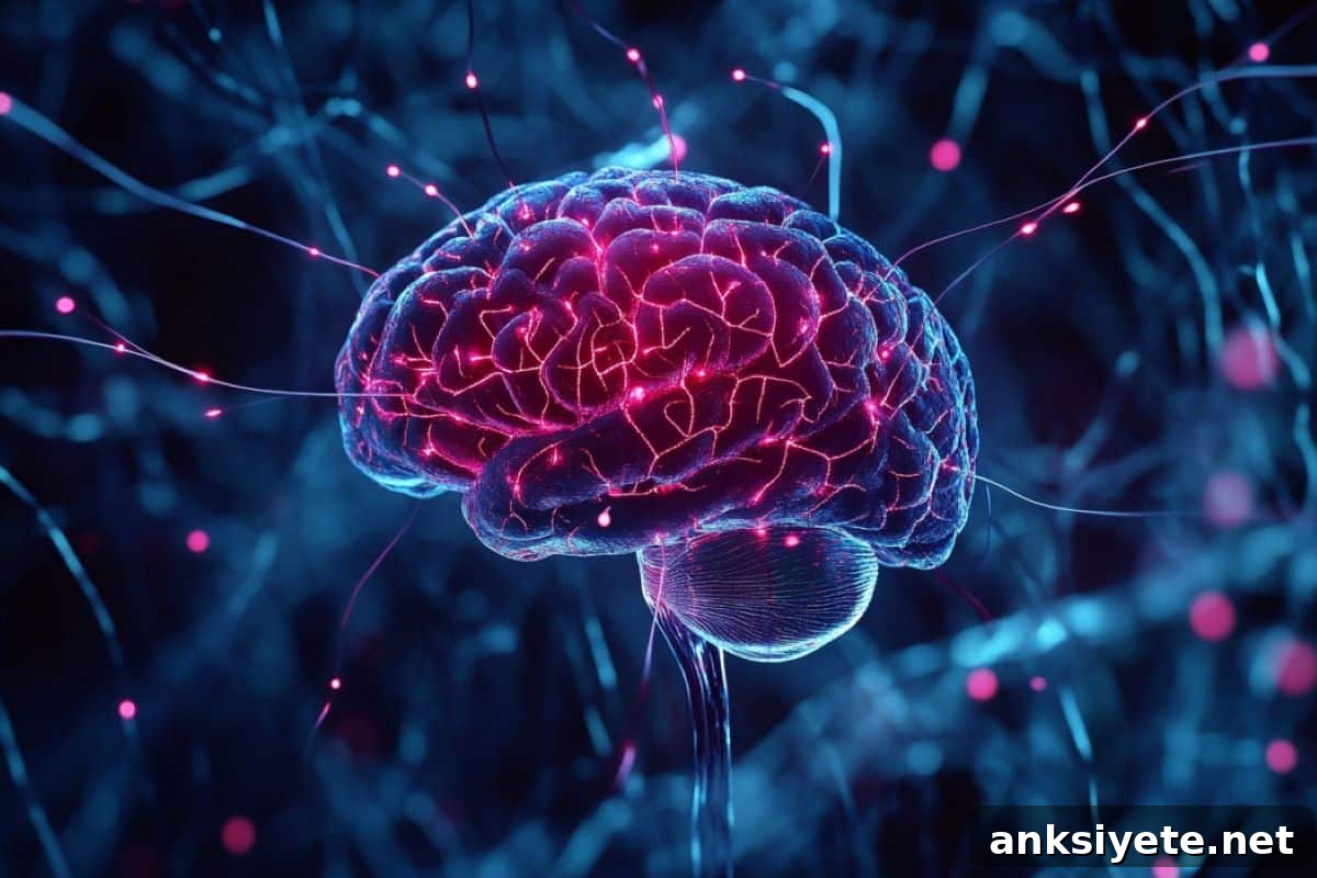 This shows a brain.
