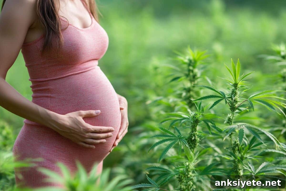 This shows a pregnant woman.