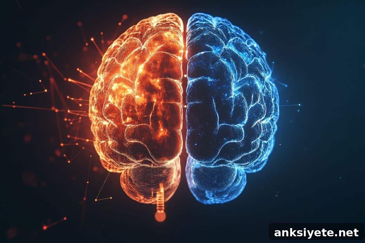 This shows a brain.