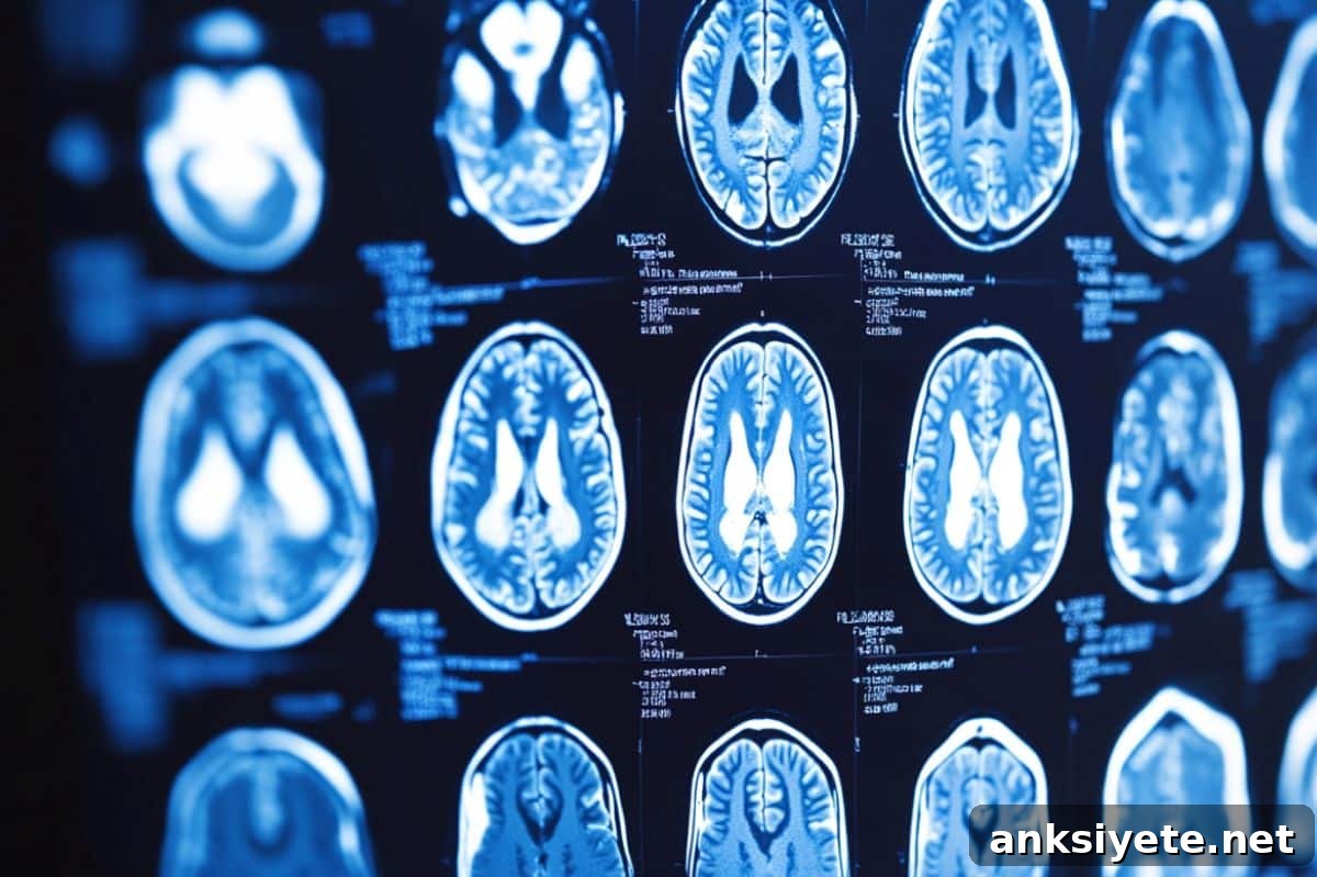 This shows brain scans.