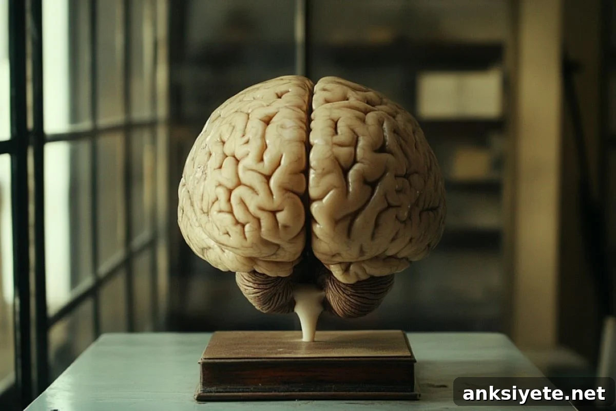 This shows a brain.