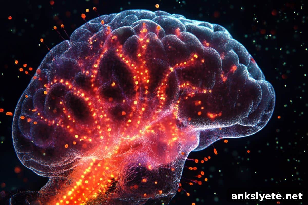 This shows a brain.