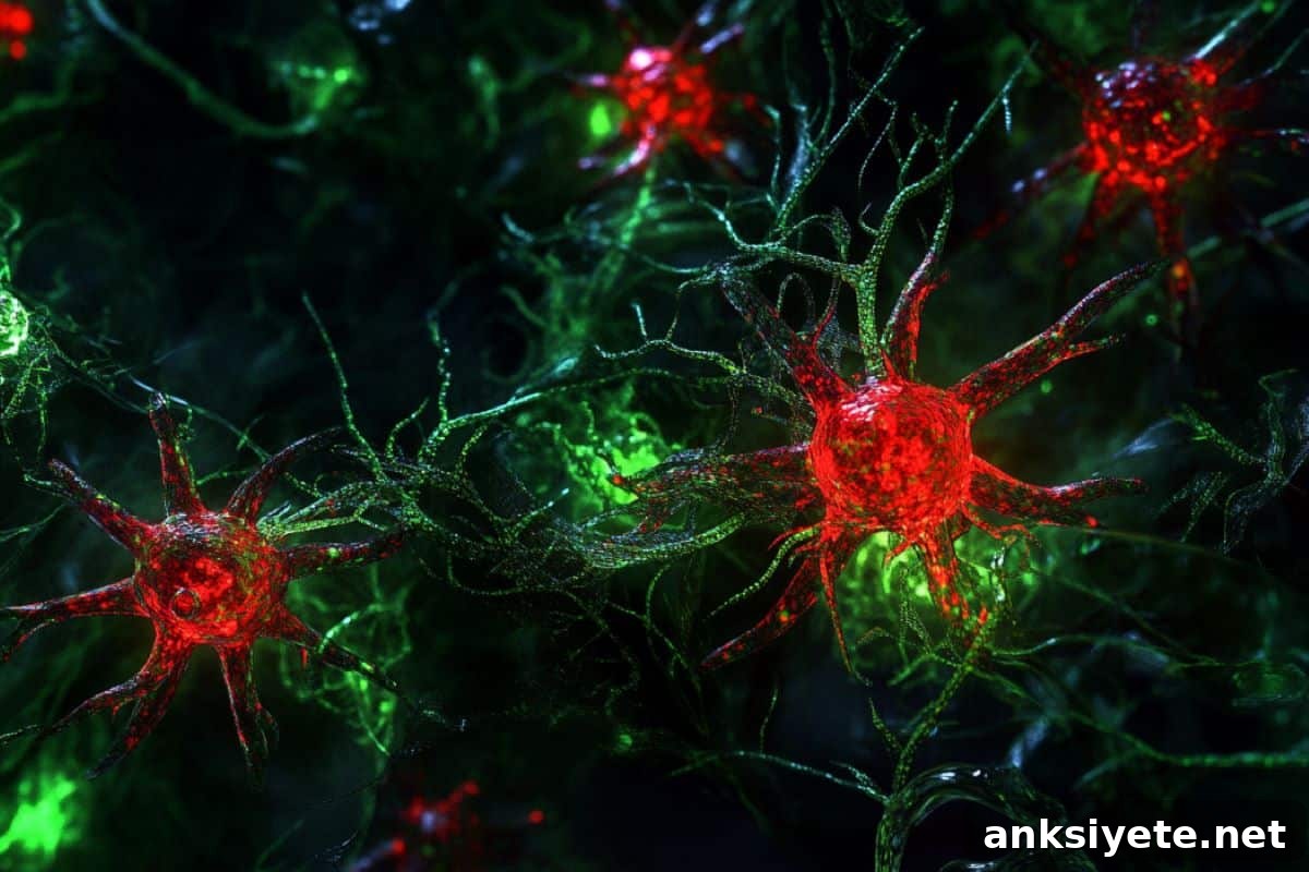 This shows AI generated representations of astrocytes.