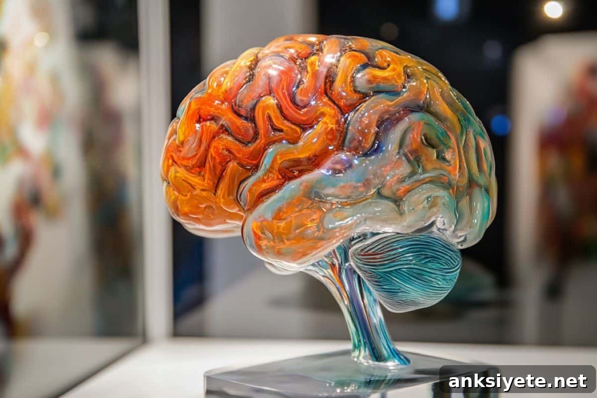This shows a brain.