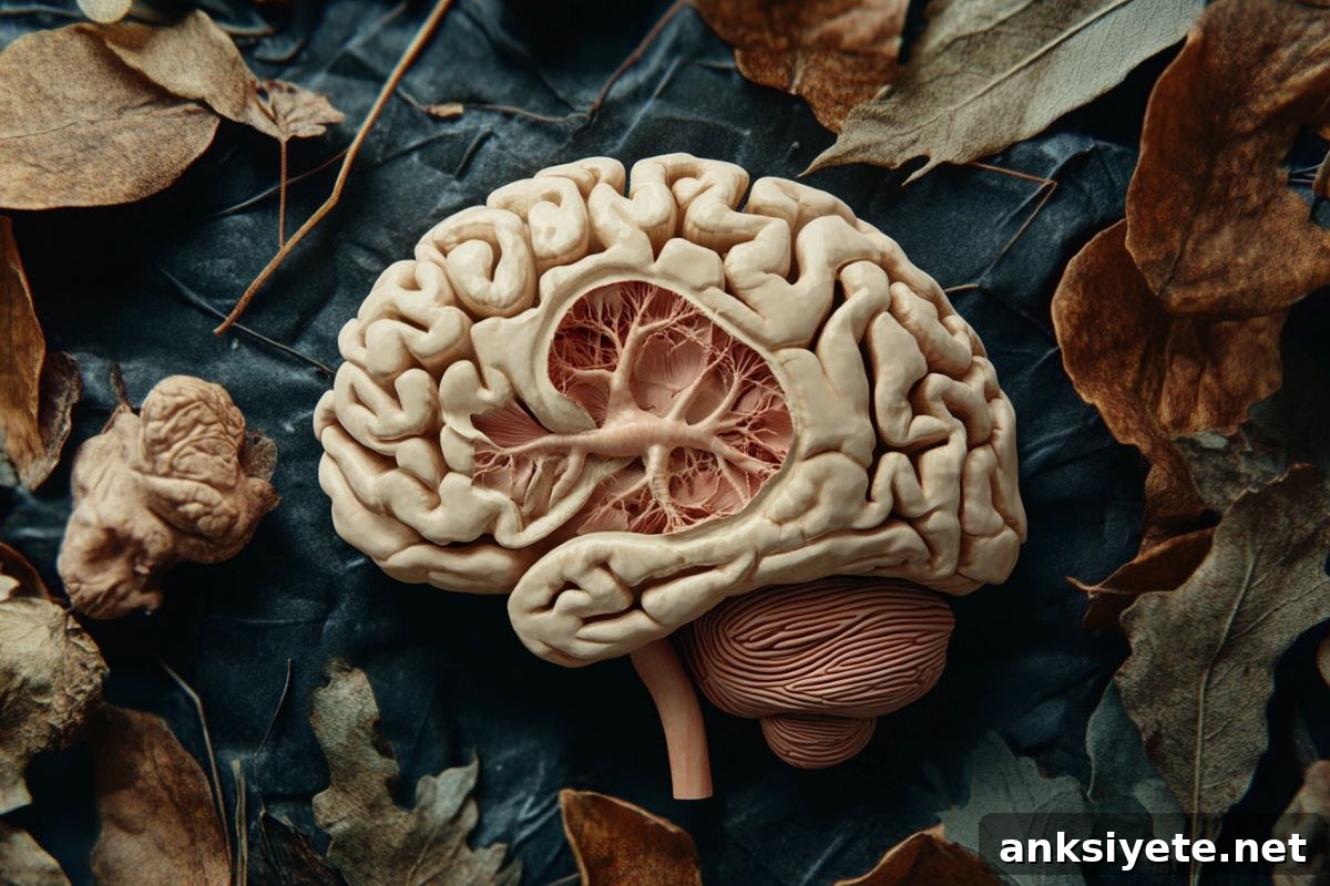 This shows a brain.
