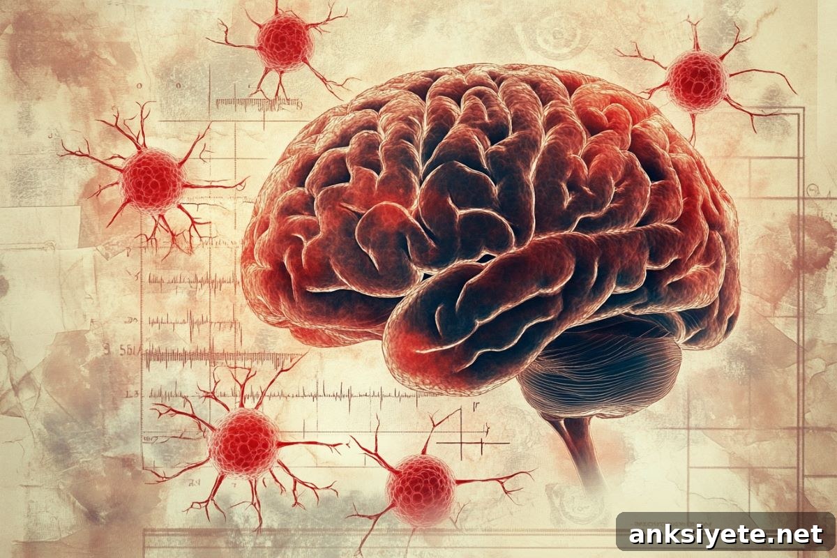 This shows a brain.
