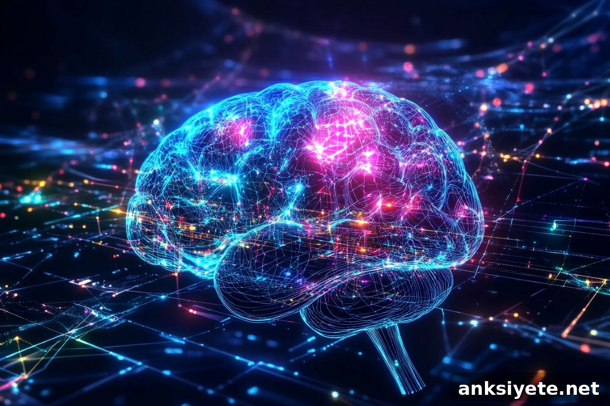 This shows a brain.
