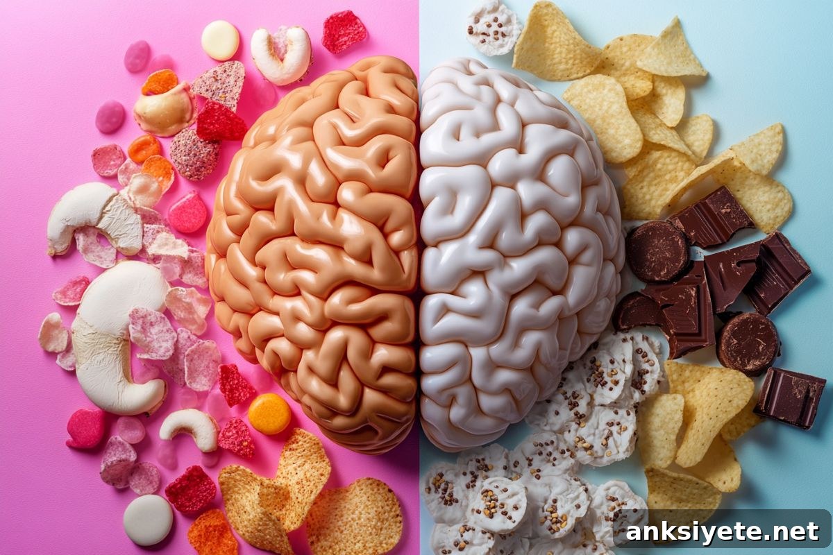 This shows a brain and food.