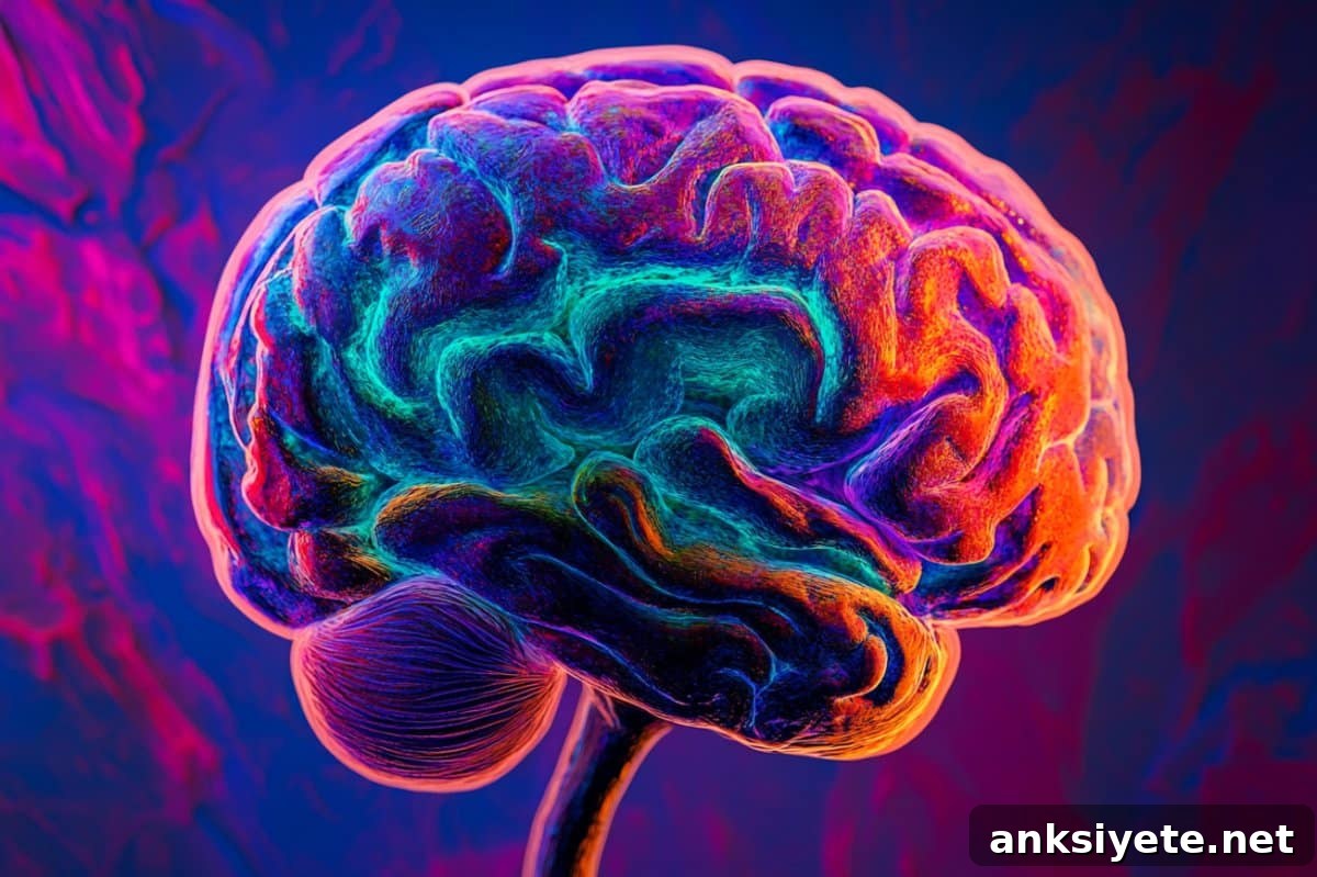 This shows a brain.