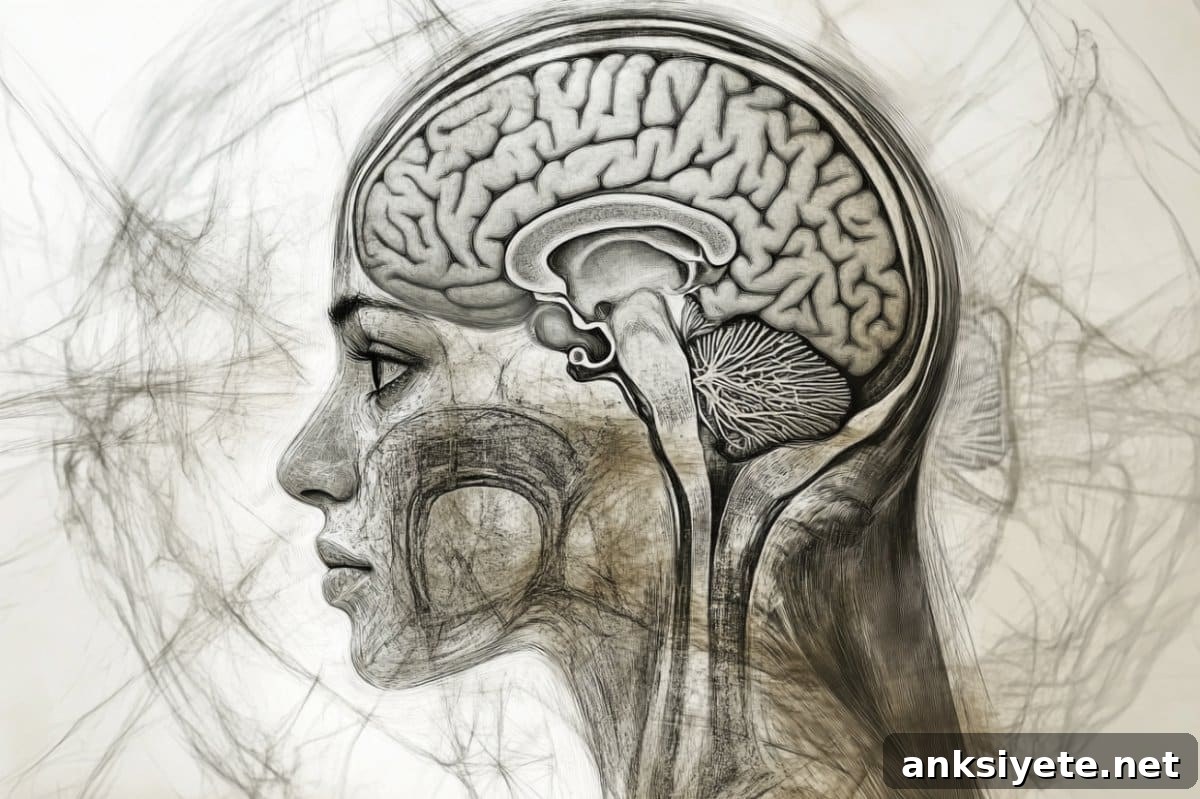 This shows a brain.