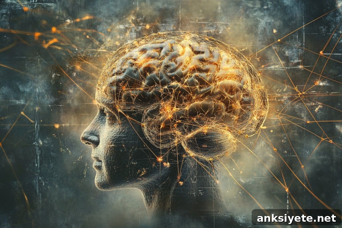 This shows a head and a brain.