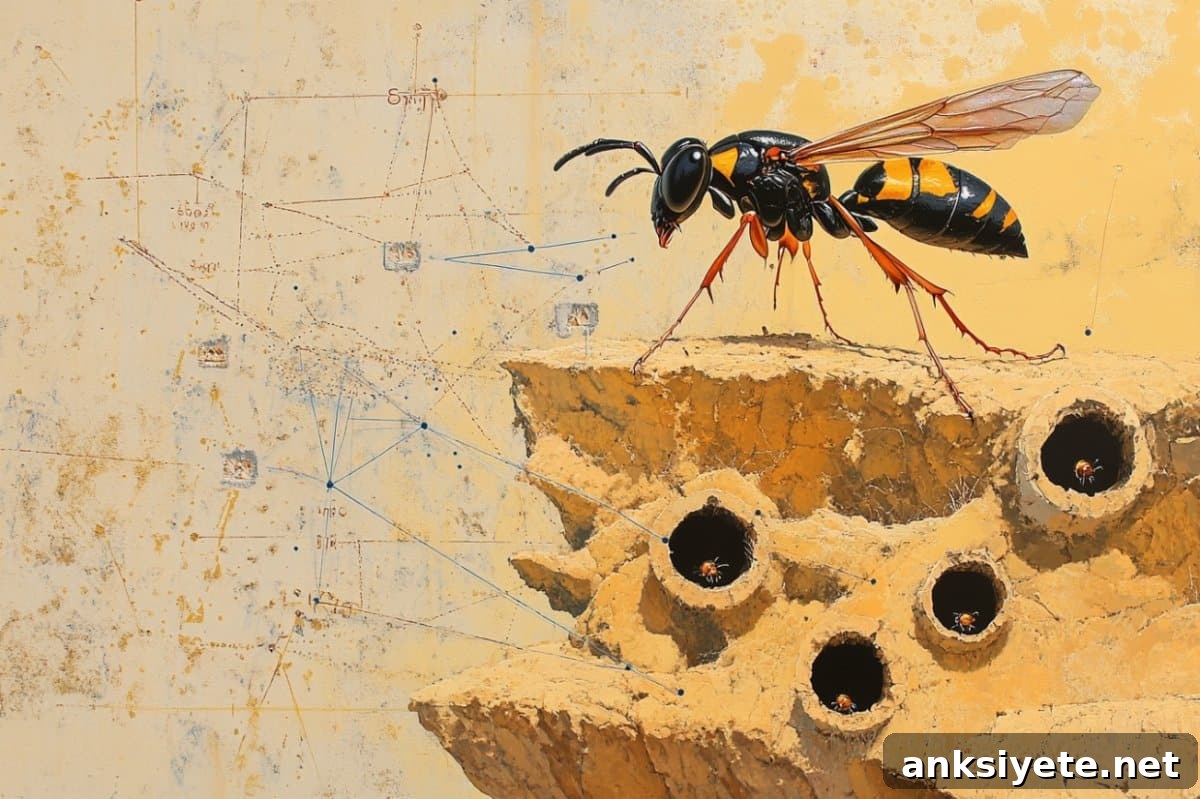 This is an illustration of a wasp.