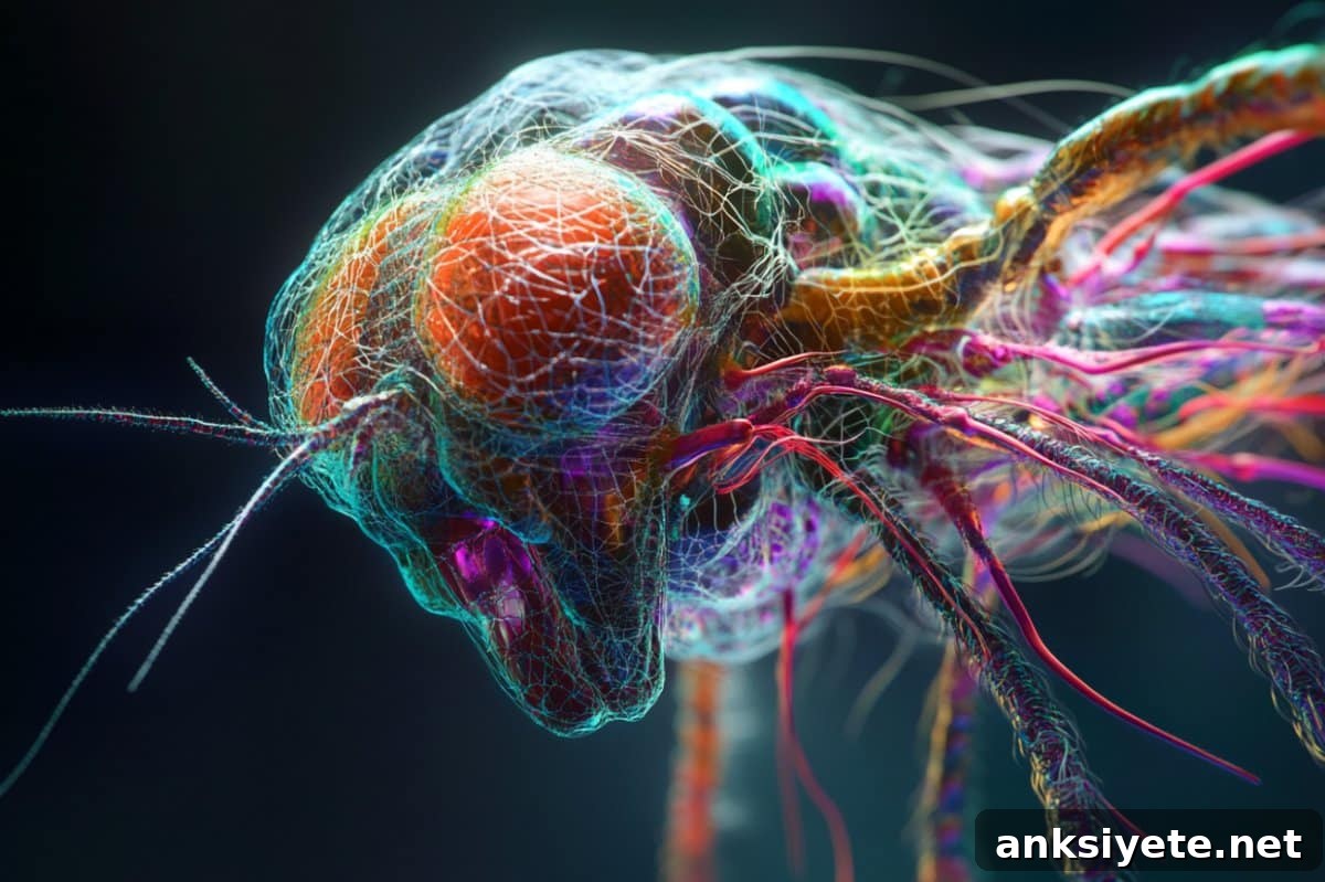 This shows a fruit fly.