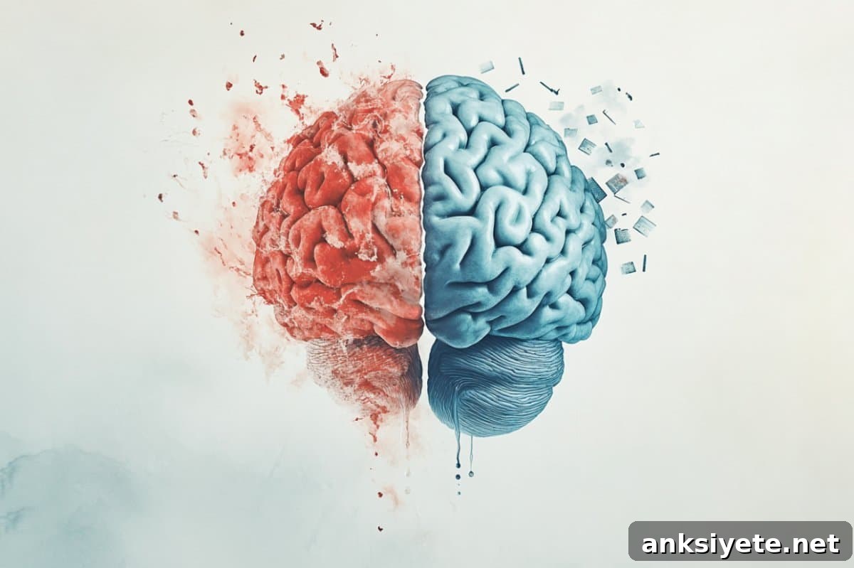 This shows a brain.