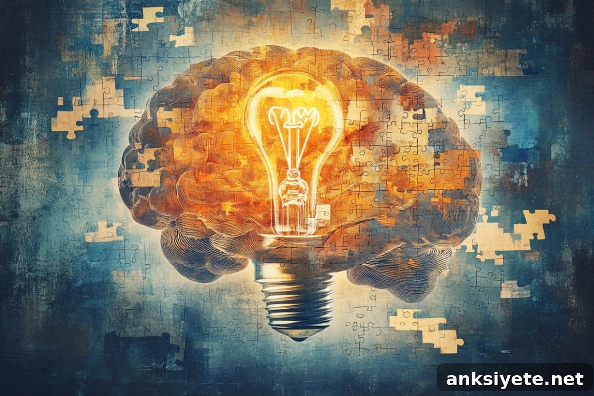This shows a brain and a lightbulb.