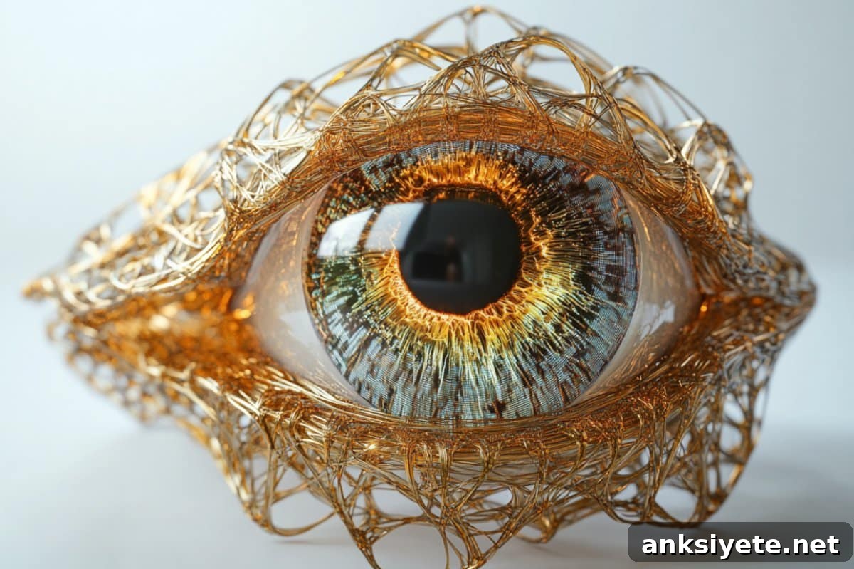 This shows an eye.