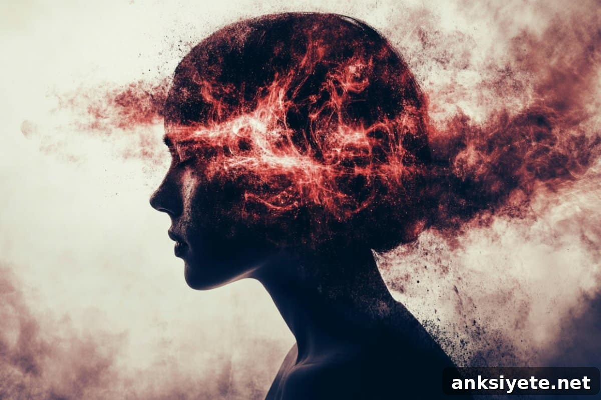 This shows a head and red fog.