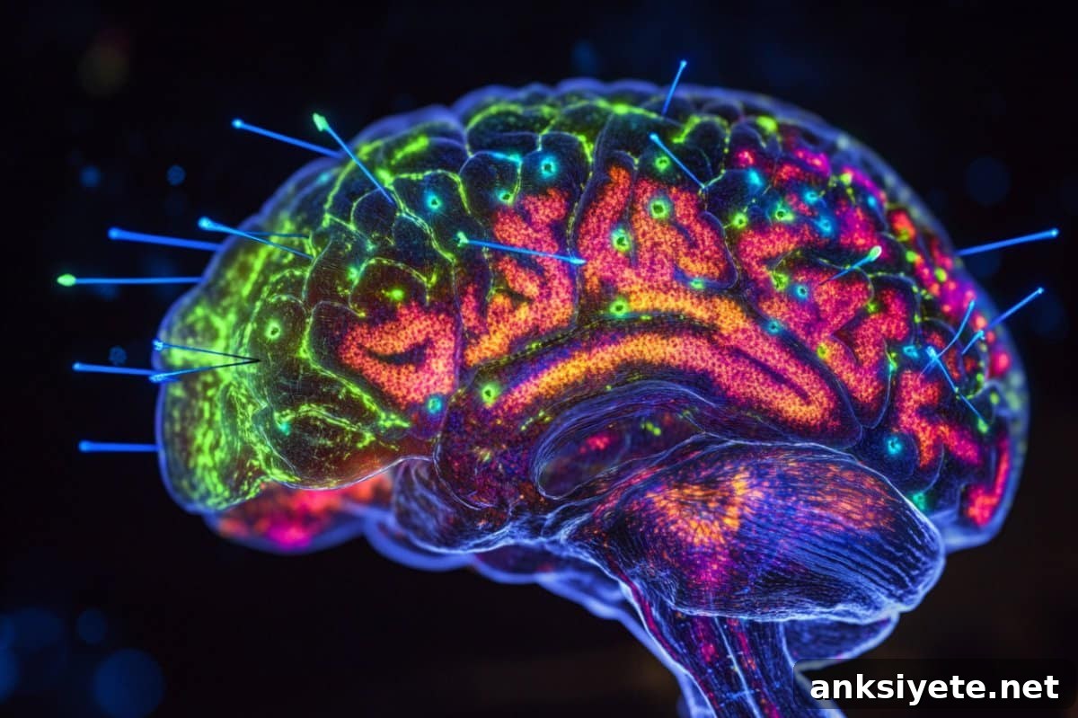 This shows a brain.