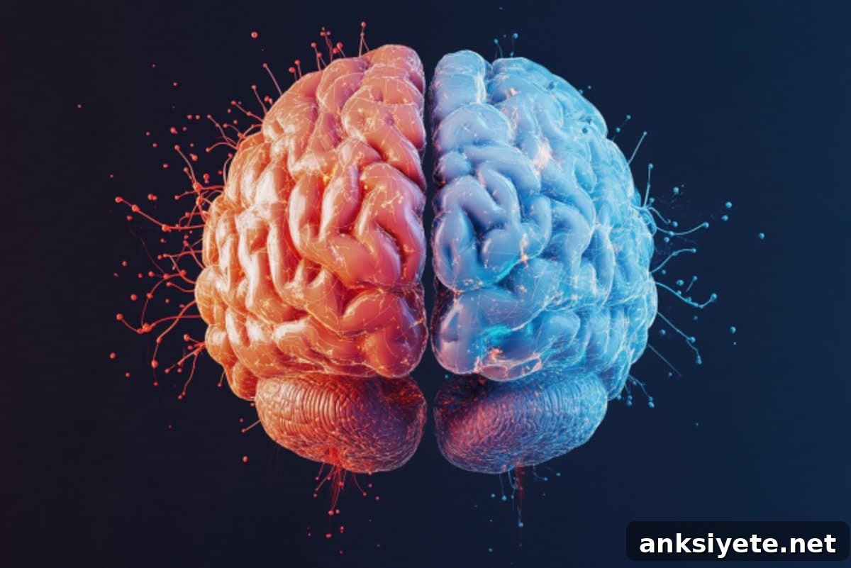 This shows a brain.