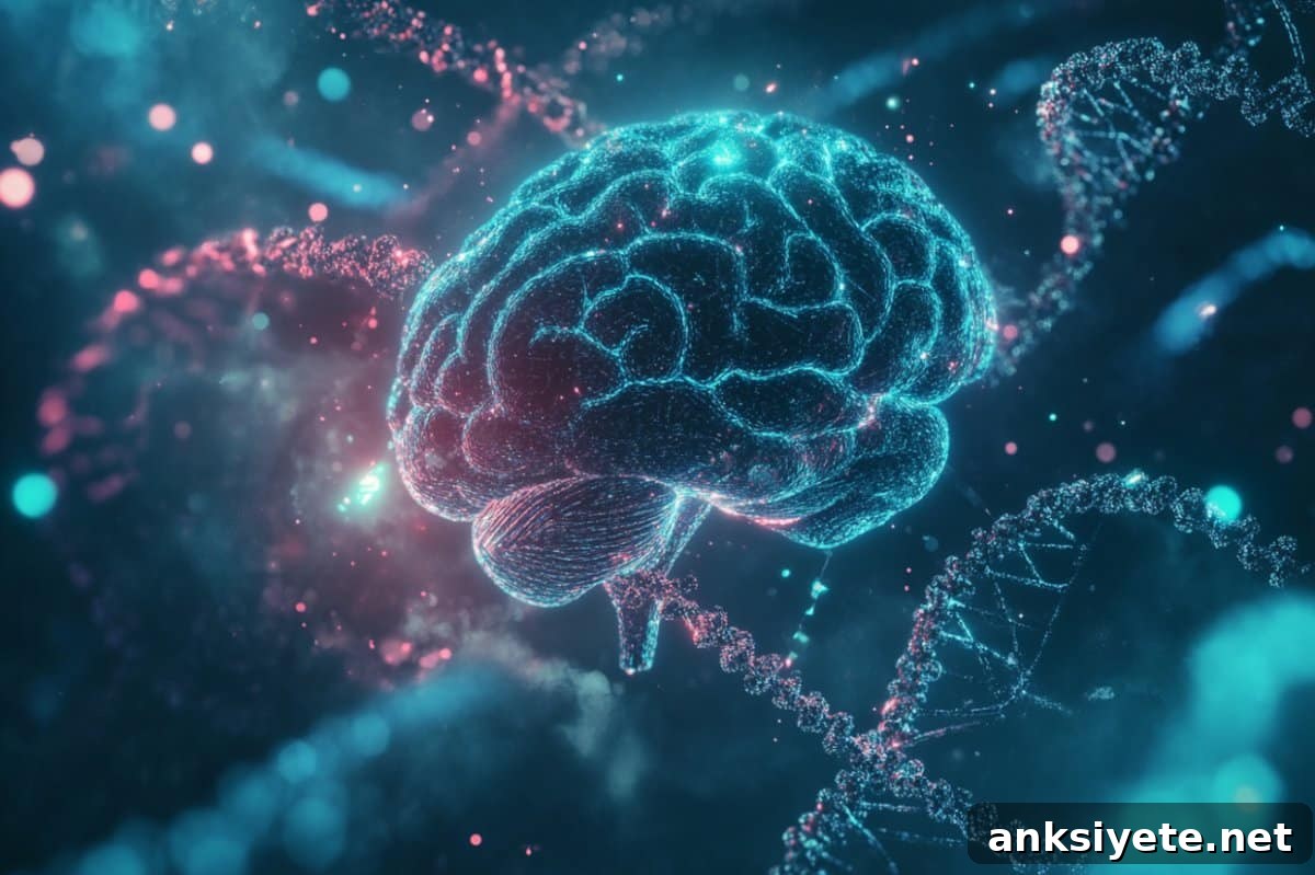 This shows a brain.