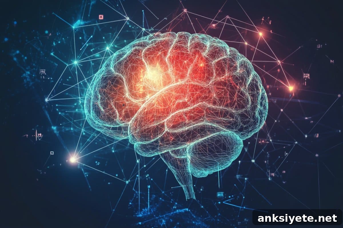 This shows a brain.