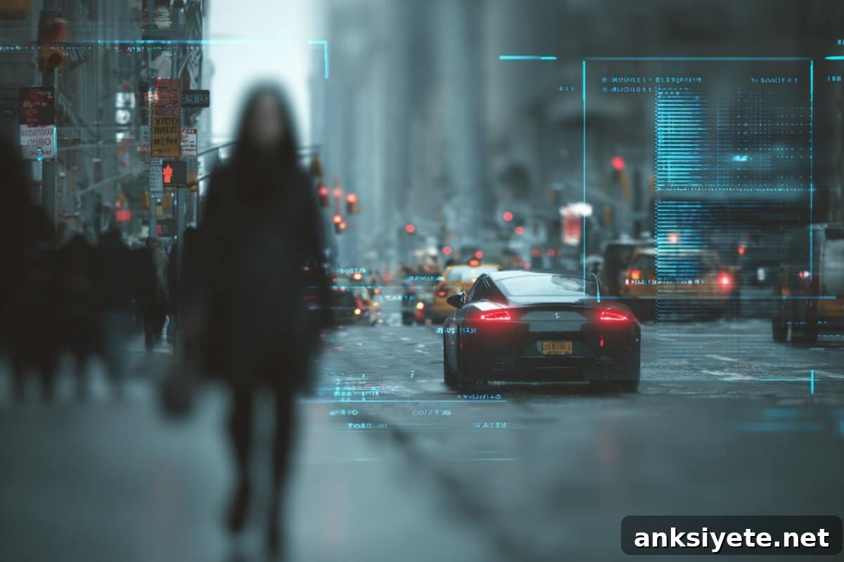 How Your Brain Filters Distractions to Stay Focused 2 This shows a person on a busy street.