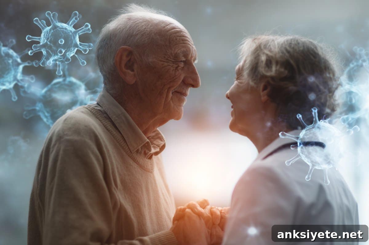 This shows an elderly couple.