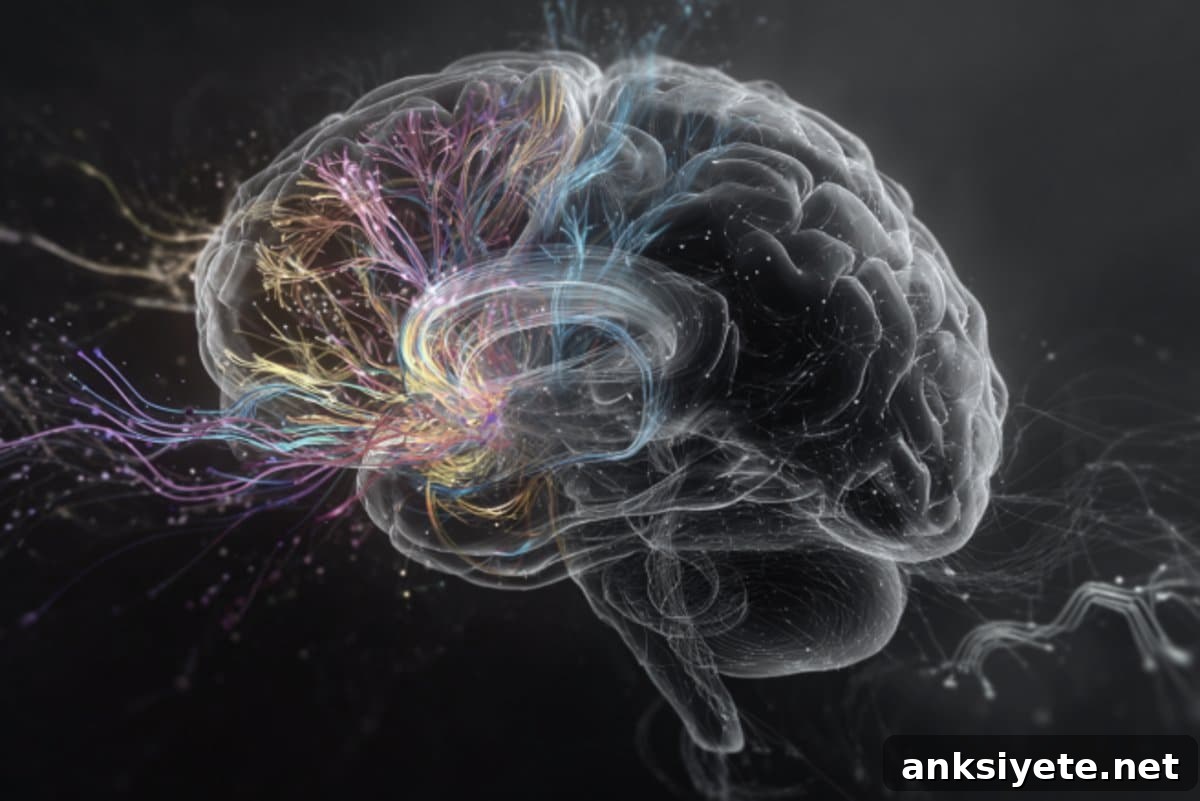 This shows a brain.