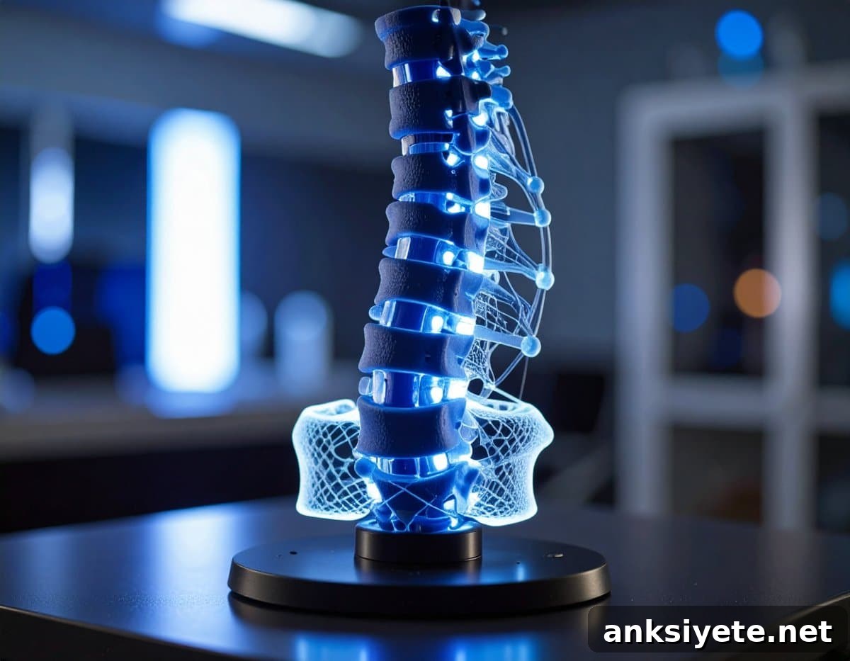 This shows a spinal cord.