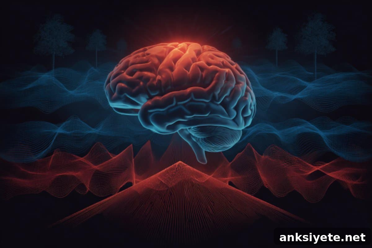 This shows a brain.