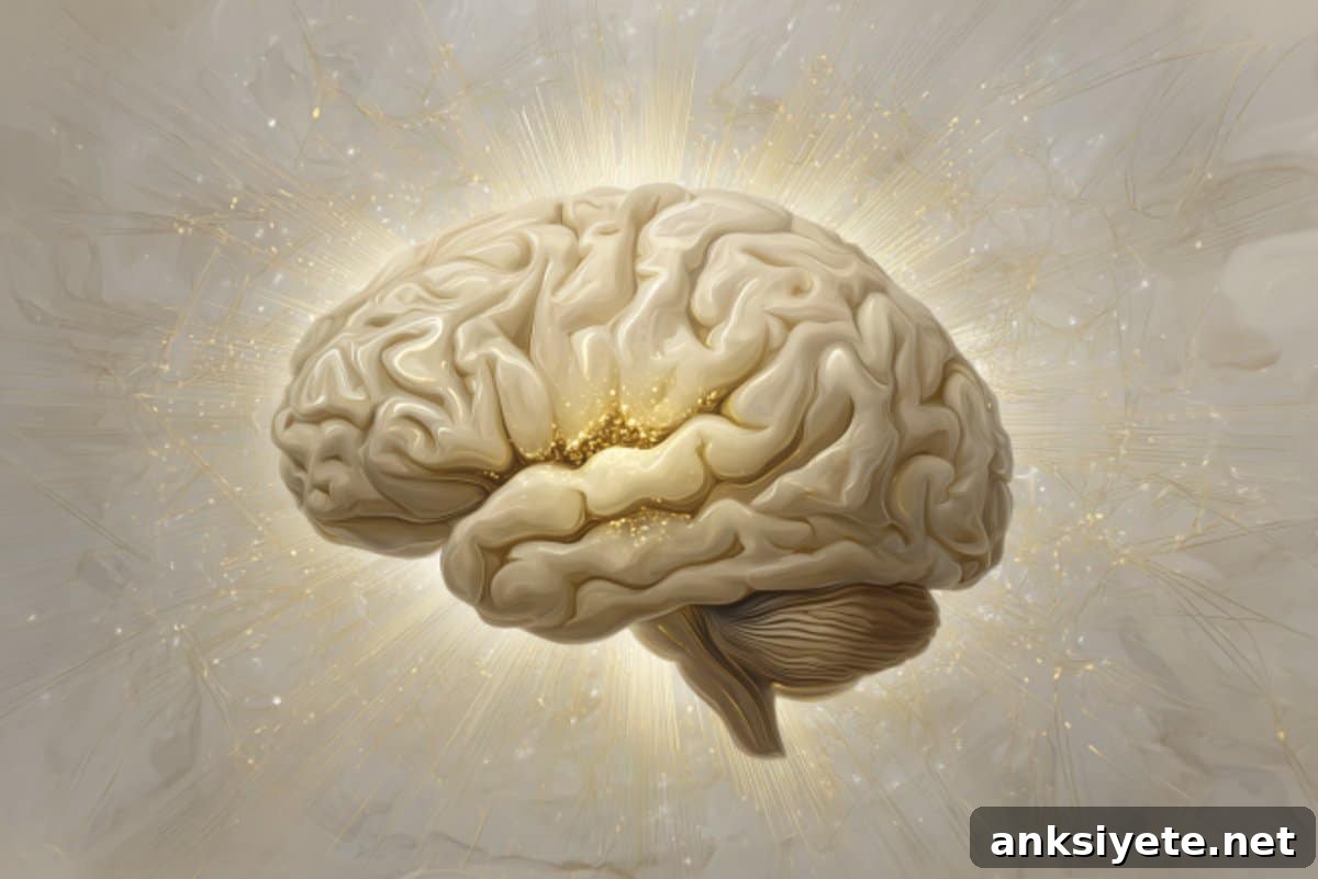 This shows a brain.