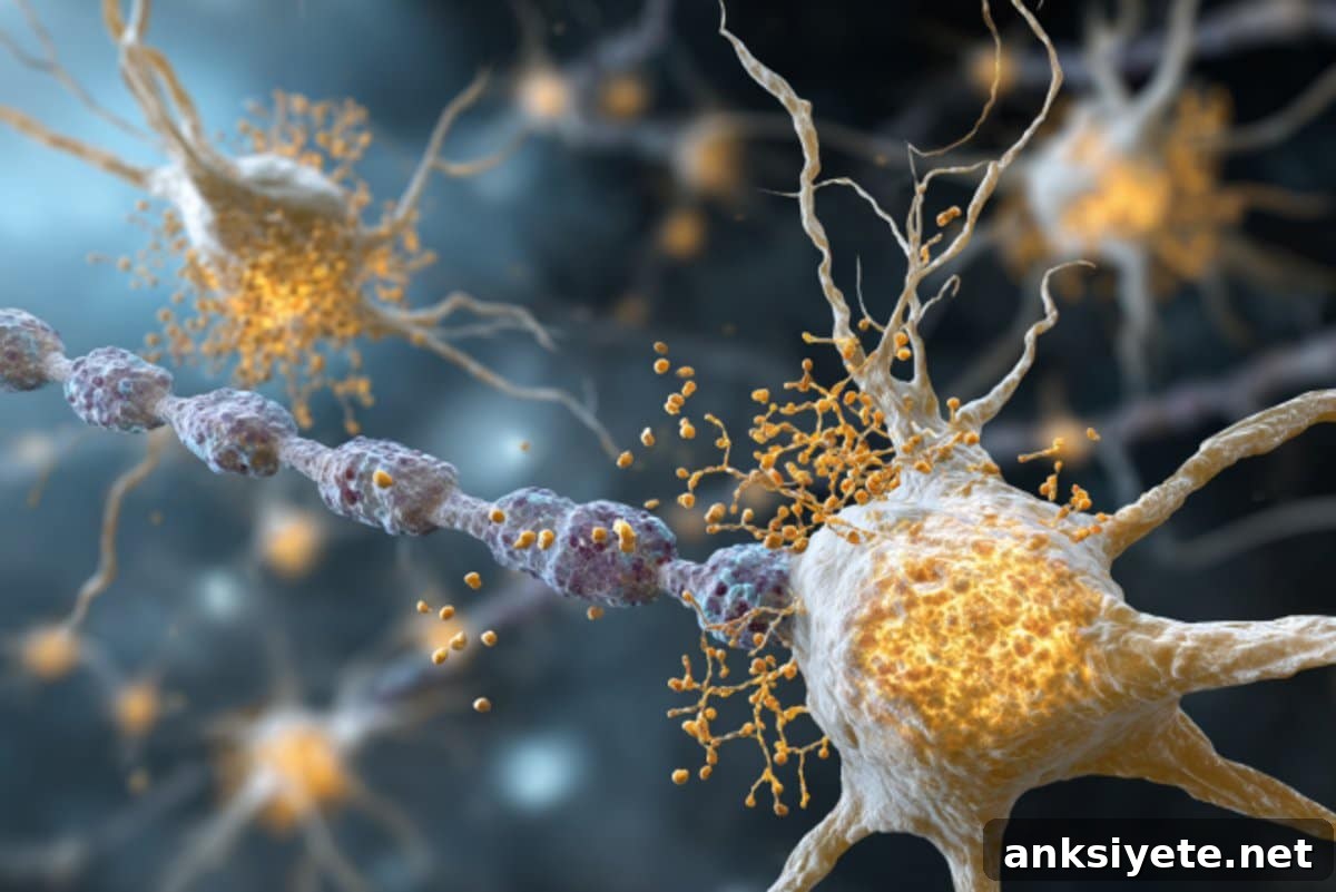 This shows healthy microglia and neurons.