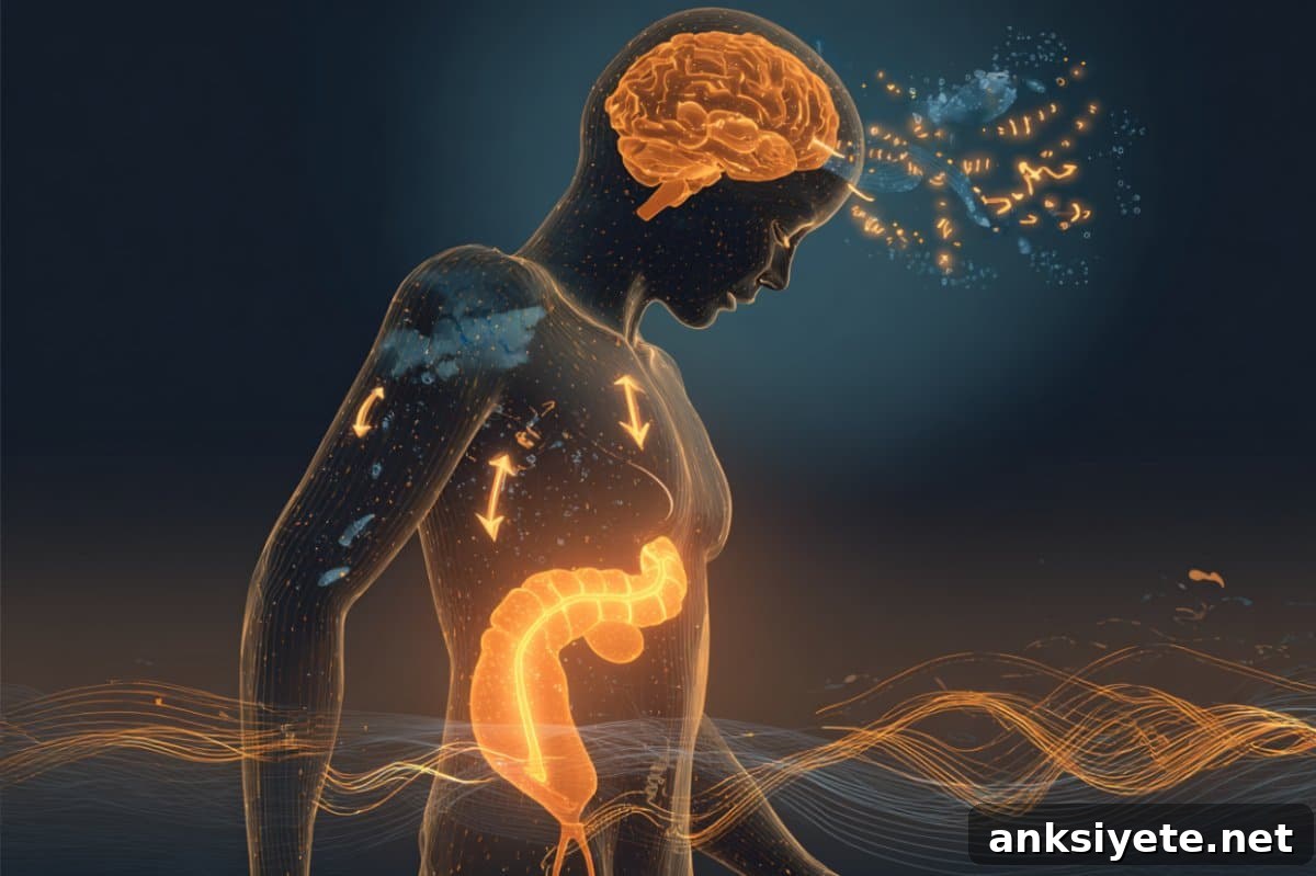 This shows the outline of a person with the brain and pancreas highlighted.