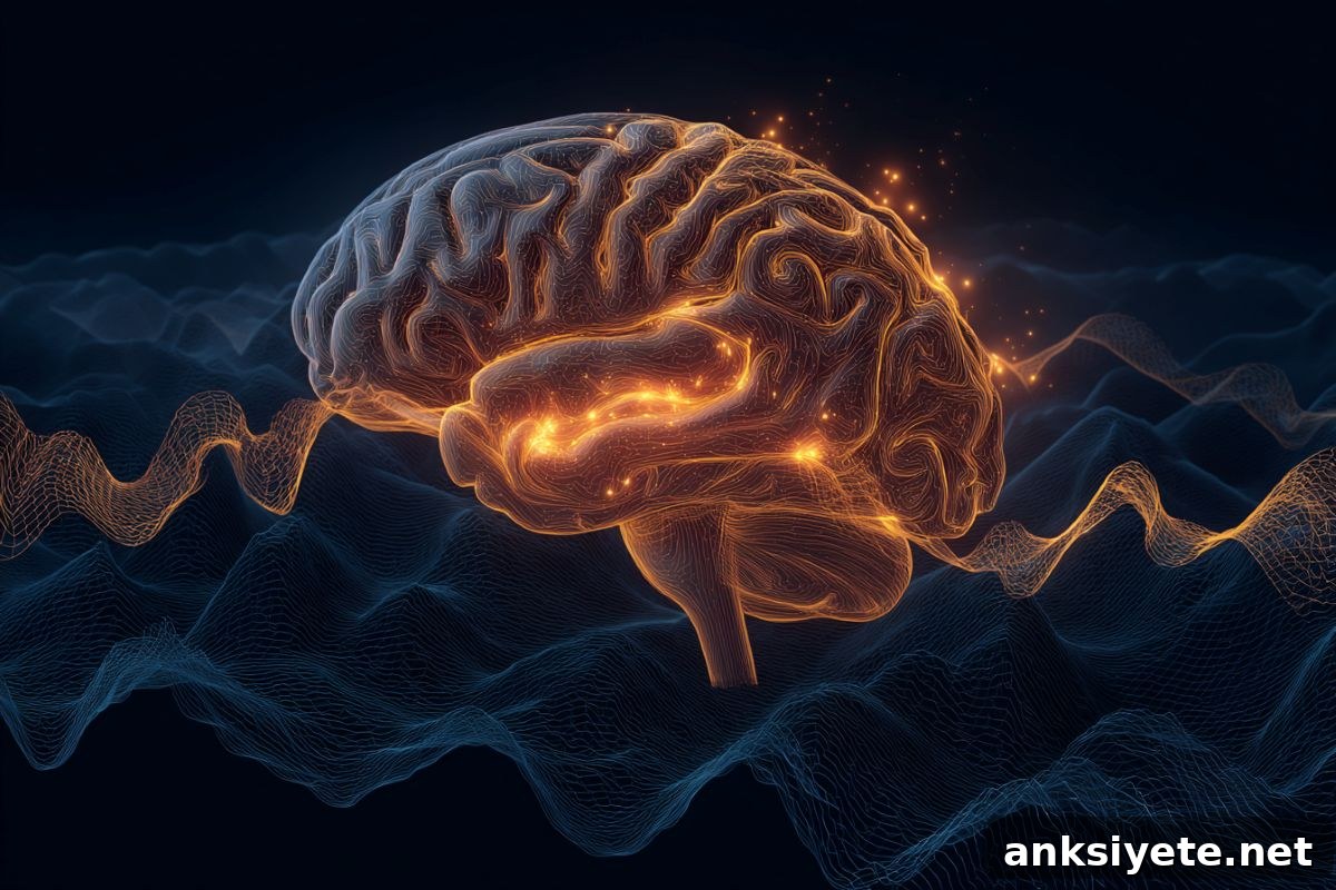 This shows a brain and sleep waves.