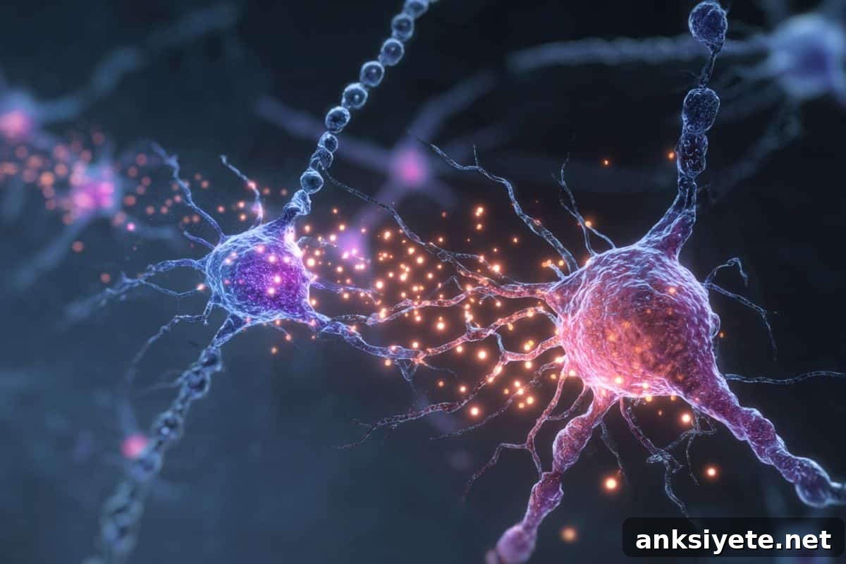 How an Alzheimer's Gene Mutation Disrupts Exosome Production 2 This shows neurons and DNA.