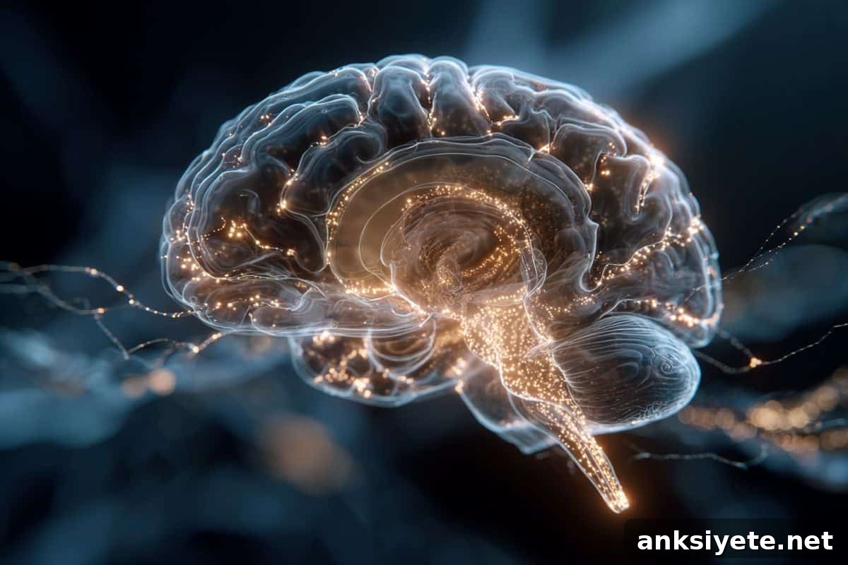 This shows a brain.