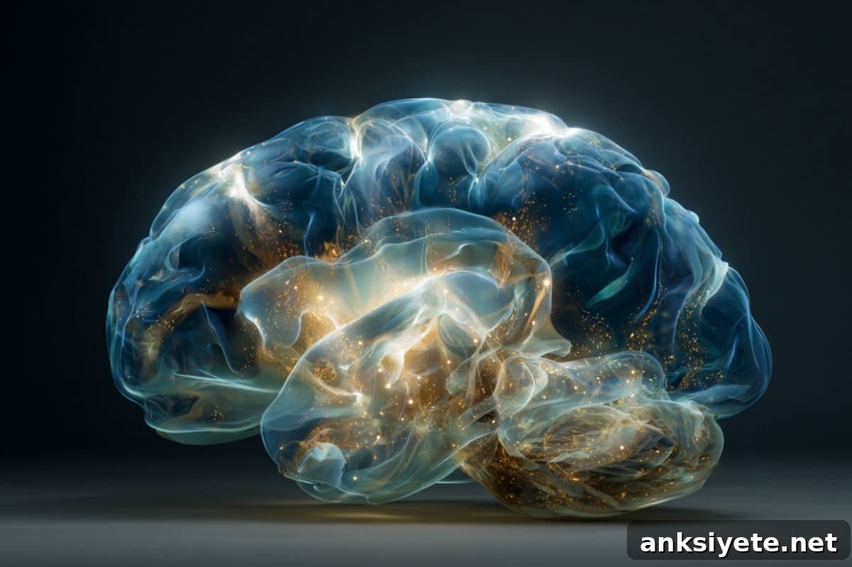 This shows a brain.