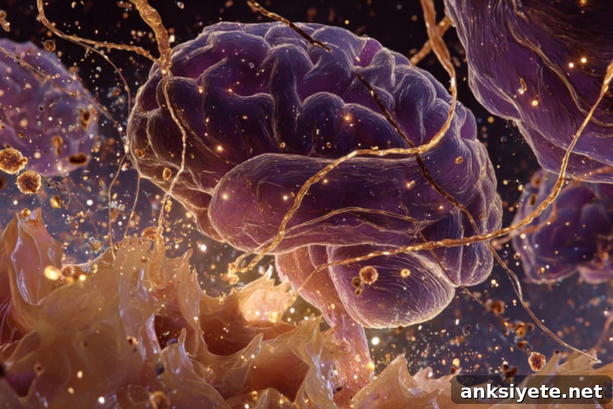 This shows a brain.