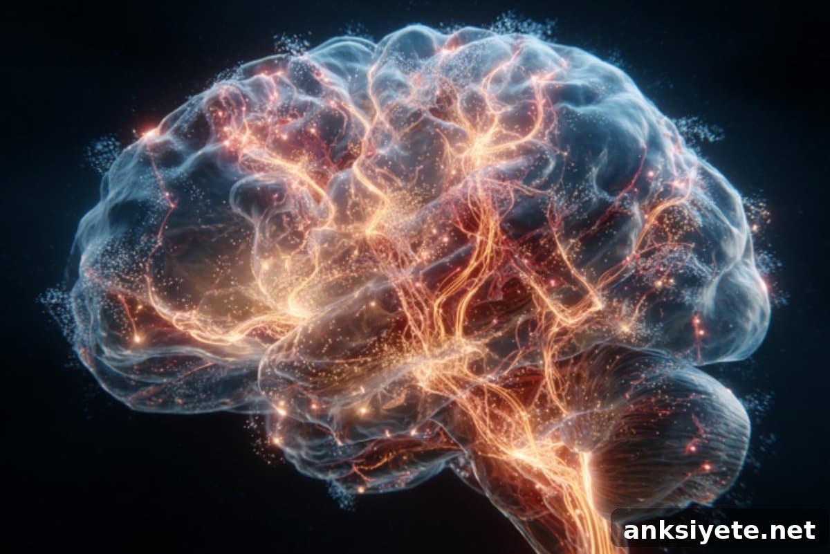 This shows a brain.