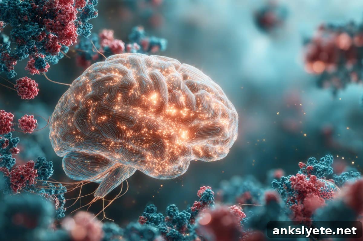 This shows a brain.