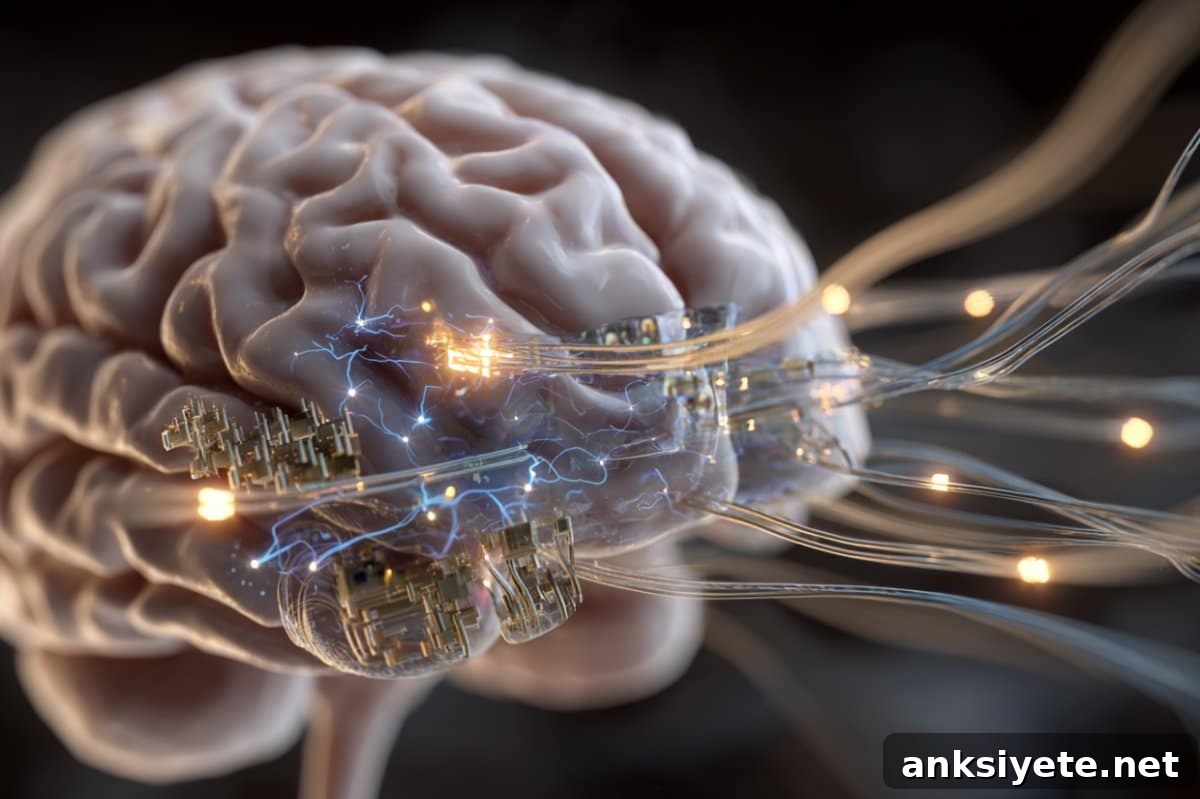 This shows a brain.