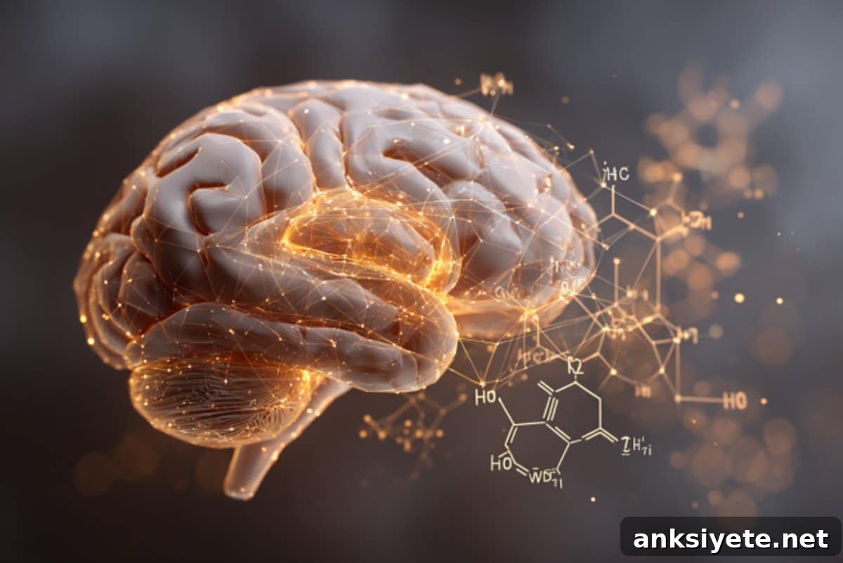 This shows a brain.