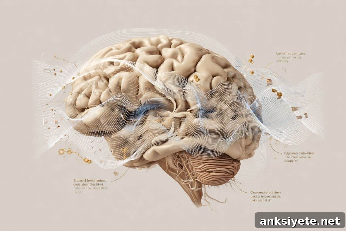 This shows a brain.