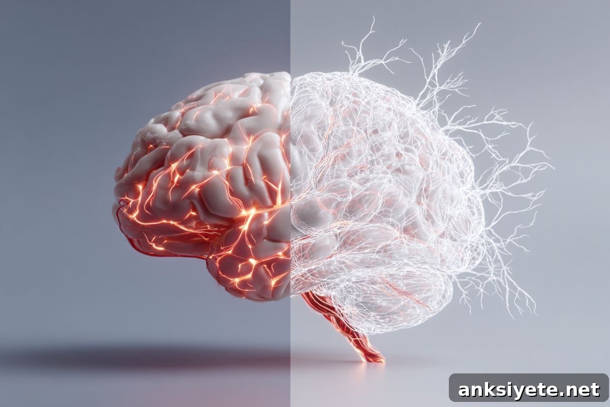 This shows a brain.