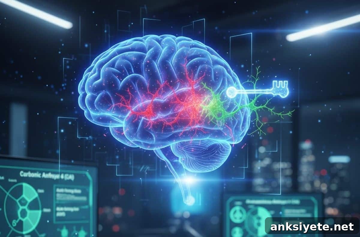 This shows a brain with the nucleus accumbens highlighted, showing where the drug activates to prevent opioid relapse behaviors.